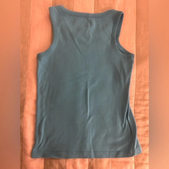 Wonder nation blue tank top - has some wash wear size 6/6x - Picture 4 of 4